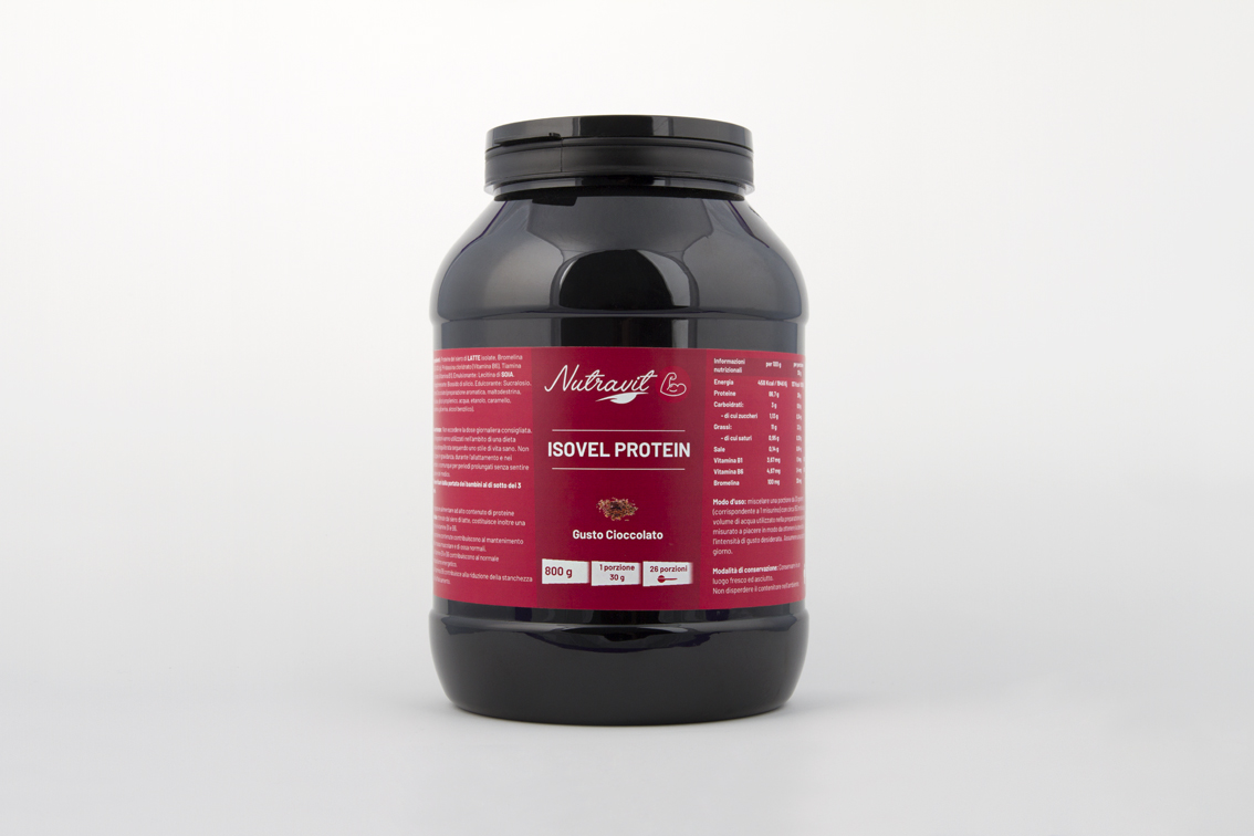 Nutravit Isovel Protein 850 g – Gusto Cioccolato